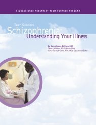 Understanding Your Illness - Florida Self-Directed-Care District 4