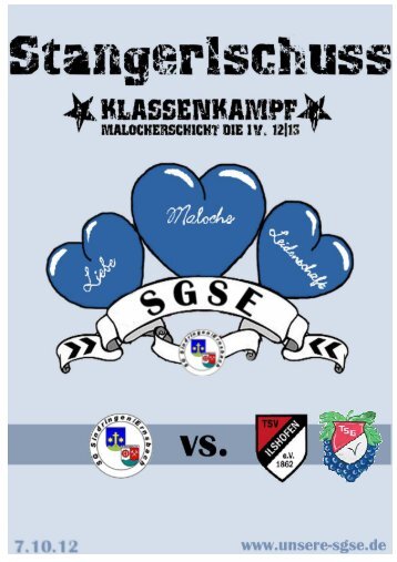 Ausgabe 9. Spieltag 12/13 Seite 1 - SG Sindringen-Ernsbach