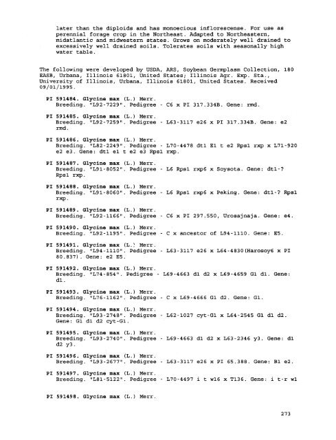 Plant Inventory No. 204, Part II - Germplasm Resources Information ...