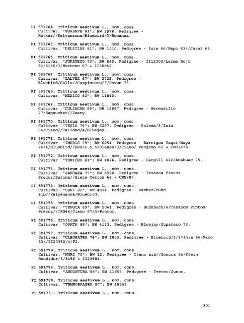 Plant Inventory No. 204, Part II - Germplasm Resources Information ...