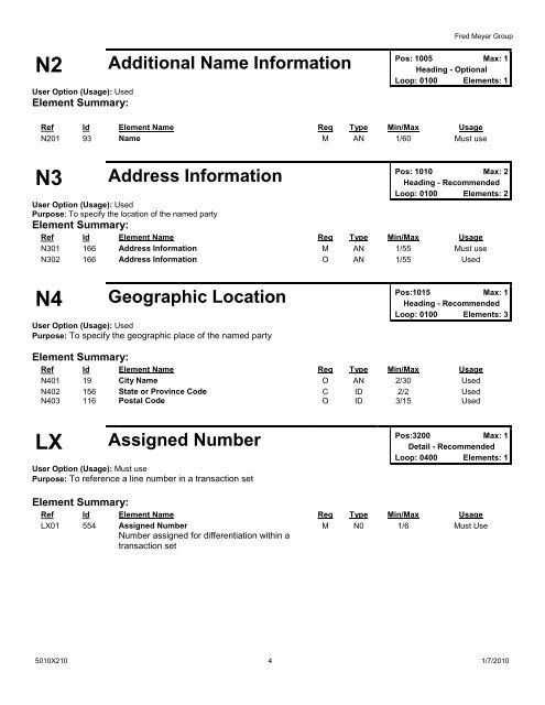 Freight Invoice - Kroger EDI