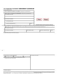 UCC Financing Statement Amendment Addendum (Form UCC3Ad)