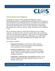 Business License Compliance Package Clas Information Services