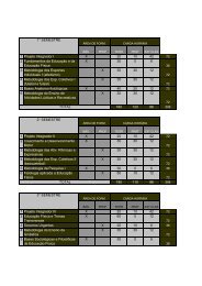 Matriz Curricular - Fafit