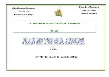 DISTRICT DE SANTE DE ABONG-MBANG - minsante-cdnss.cm