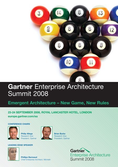Gartner Enterprise Architecture Summit 2008