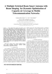 A multiple switched beam smart antenna with beam shaping for ...