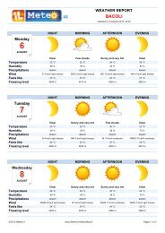 Weather Report Bacoli - ilmeteo.it