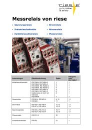 Messrelais von riese - Bachofen AG