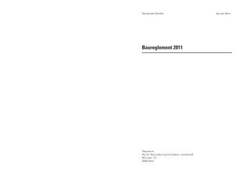 Reglemente - Baureglement - Einwohnergemeinde Wohlen