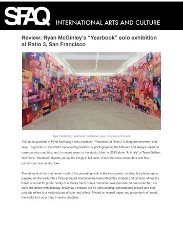 Review: Ryan McGinley's - Ratio 3