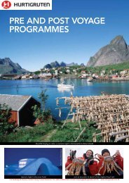 PRE AND POST VOYAGE PROGRAMMES - Viking Travel Solutions