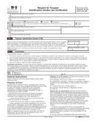 Form W-9 (Rev. October 2007)