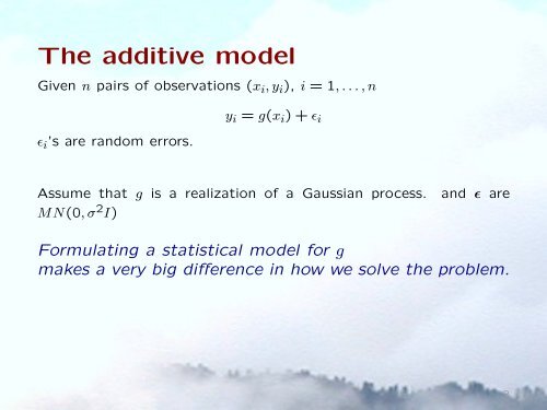 Spatial Process Estimates - IMAGe