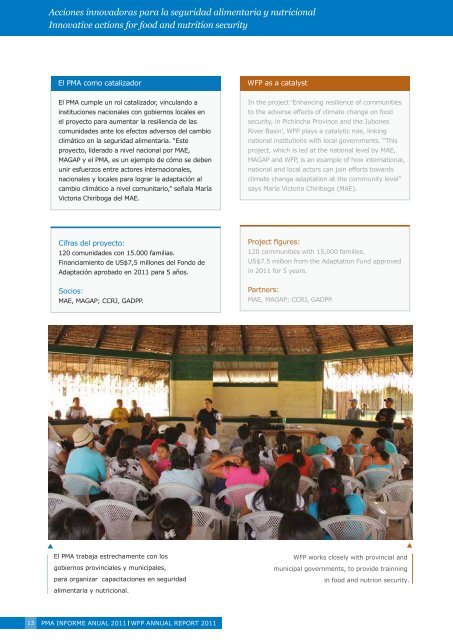 Informe Anual Annual Report Ecuador 2011 - Adaptation Fund