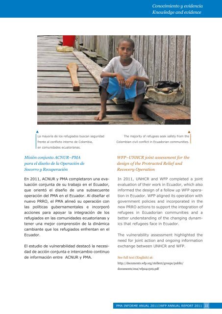 Informe Anual Annual Report Ecuador 2011 - Adaptation Fund