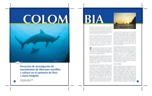 Informe sobre el ESTADO DE LOS TIBURONES del Pacífico Este ...