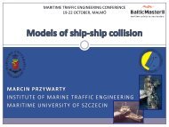 Models of ship-ship collision (2 MB) - Baltic Master