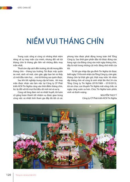 THÃNG TIN Ná»I Bá» - TÃ­n NghÄ©a