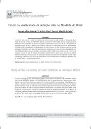 Estudo da variabilidade da radiação solar no Nordeste do ... - SciELO