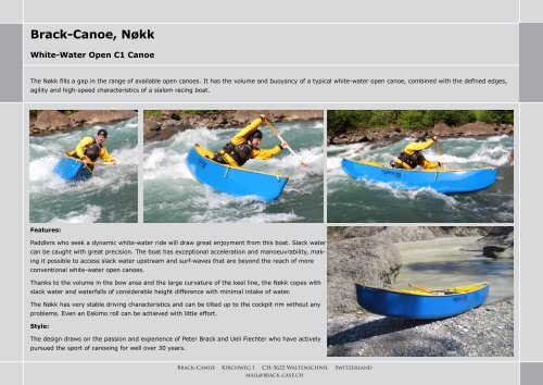 Brack-Canoe NØKK