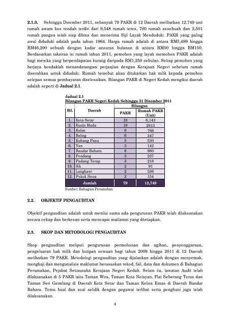 negeri kedah - Jabatan Audit Negara