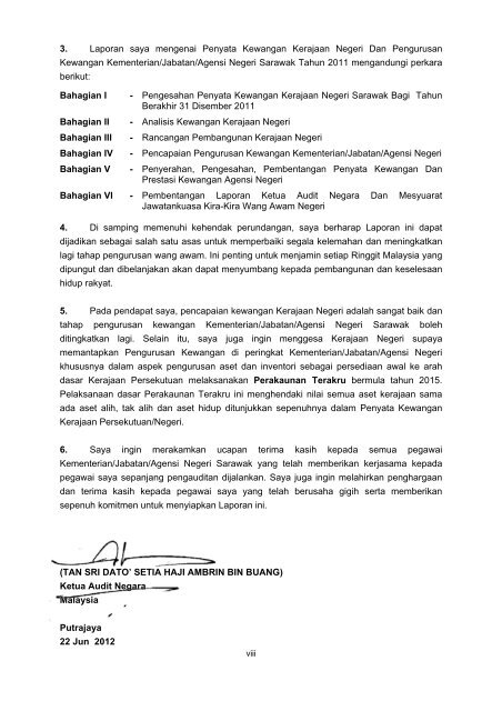 Negeri Sarawak - Jabatan Audit Negara