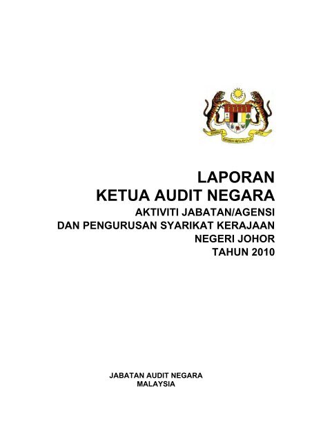 LAPORAN - Jabatan Audit Negara