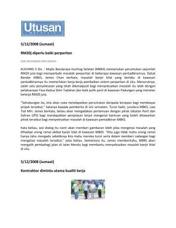 5/12/2008 (Jumaat) - Jabatan Audit Negara