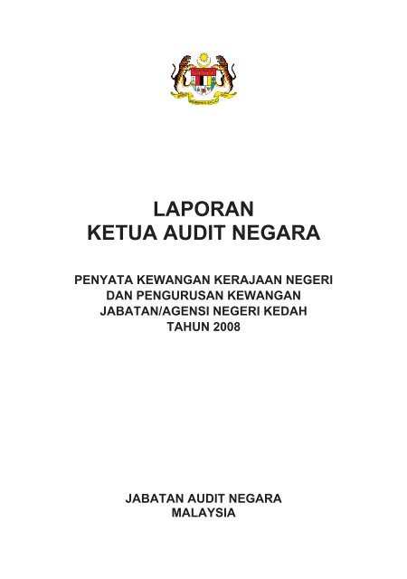 negeri kedah - Jabatan Audit Negara