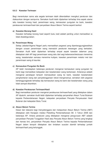 negeri kedah - Jabatan Audit Negara