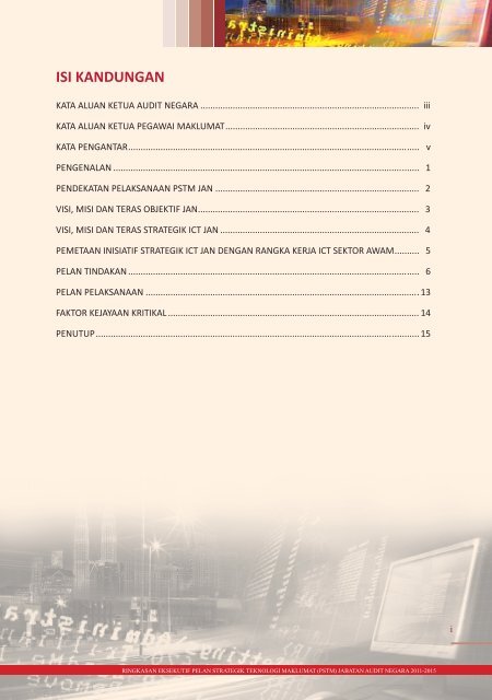 pelan strategik teknologi maklumat (pstm) jabatan audit negara ...