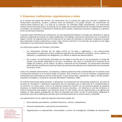 Módulo 1. Empresas, entorno empresarial y territorio - ADEC