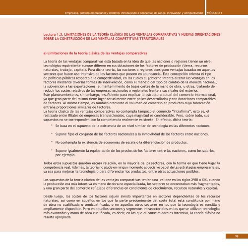 Módulo 1. Empresas, entorno empresarial y territorio - ADEC