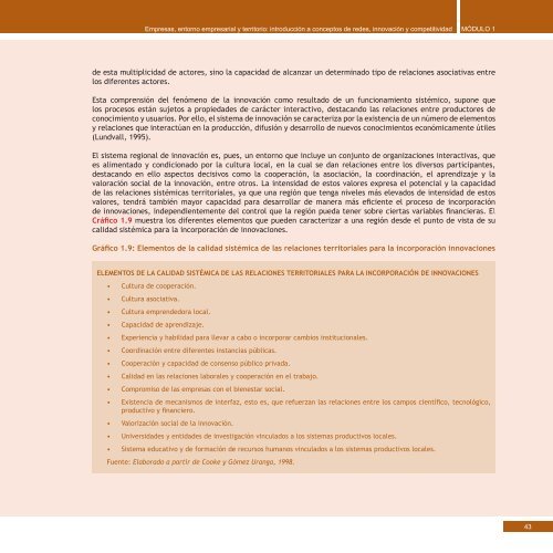 Módulo 1. Empresas, entorno empresarial y territorio - ADEC