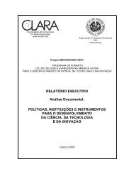 Relatório Executivo Análise Documental: Políticas ... - RedCLARA
