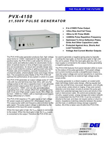 PVX-4150 Datasheet