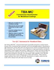 Tobias TBX-MCâ¢ Transmission Densitometer - Alrad Instruments Ltd.