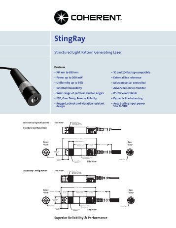 StingRay datasheet