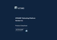 XFRAMEÂ® Rehosting Platform Version 4.2 Product Datasheet - fsc.fi