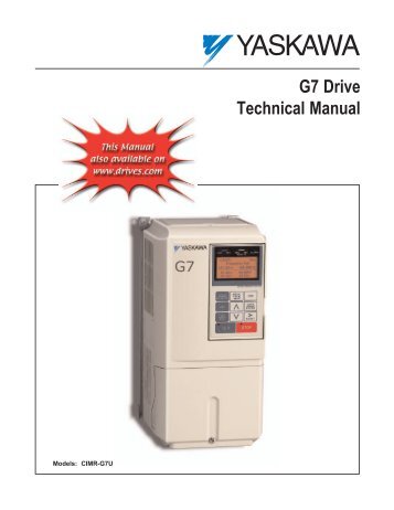 G7 Drive Technical Manual - elevator controls elevator drives