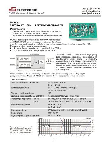 MCW2C.pdf - JSelektronik