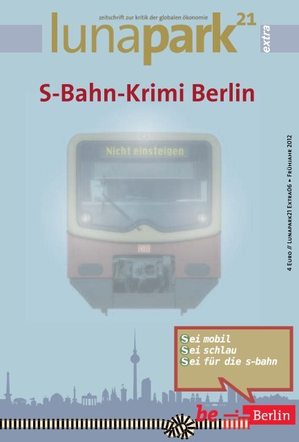 S-Bahn-Krimi Berlin - S-Bahn-Tisch