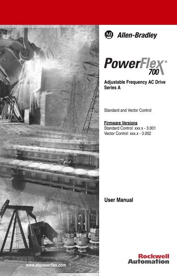 PowerFlex 700 User Manual - Series A (3.1 MB ) - ACP & D, Ltd.