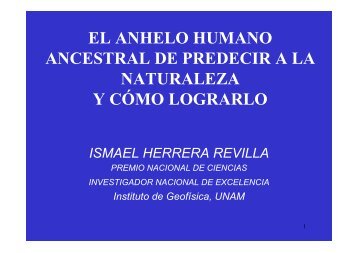 el anhelo humano ancestral de predecir a la naturaleza y cÃ³mo ...