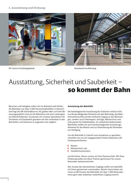 Deutschlands BahnhÃ¶fe â€“ kundenorientierter Service und sicherer ...