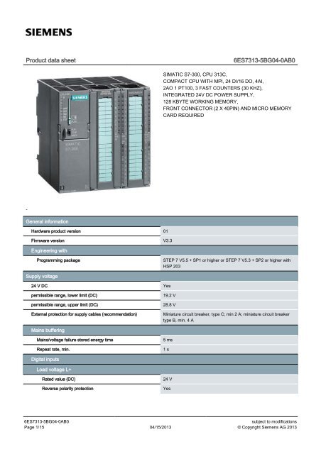 Product data sheet 6ES7313-5BG04-0AB0 - impol-1