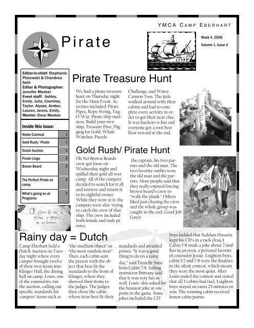 Issue Four Ymca Camp Eberhart