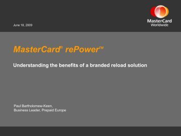 MasterCard ®rePower TM