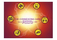 THE CONNEXIONS CARD